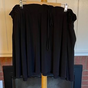 Womens plus size elastic waist skirt with pockets Lane Bryant 22/24